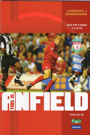 Match programme